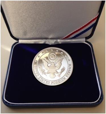 AFSA U.S. Commemorative Coin with display case 
